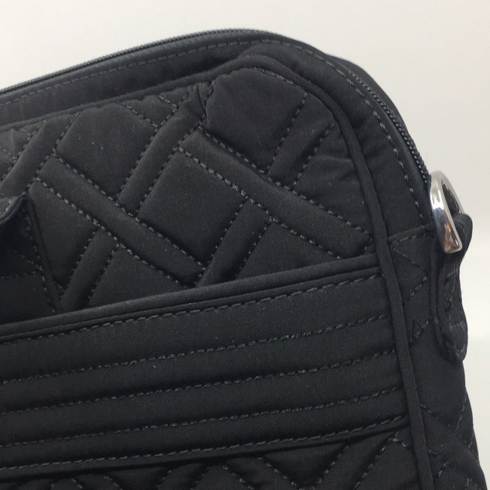 Vera Bradley Black Quilted Laptop Bag - Picture 10 of 15